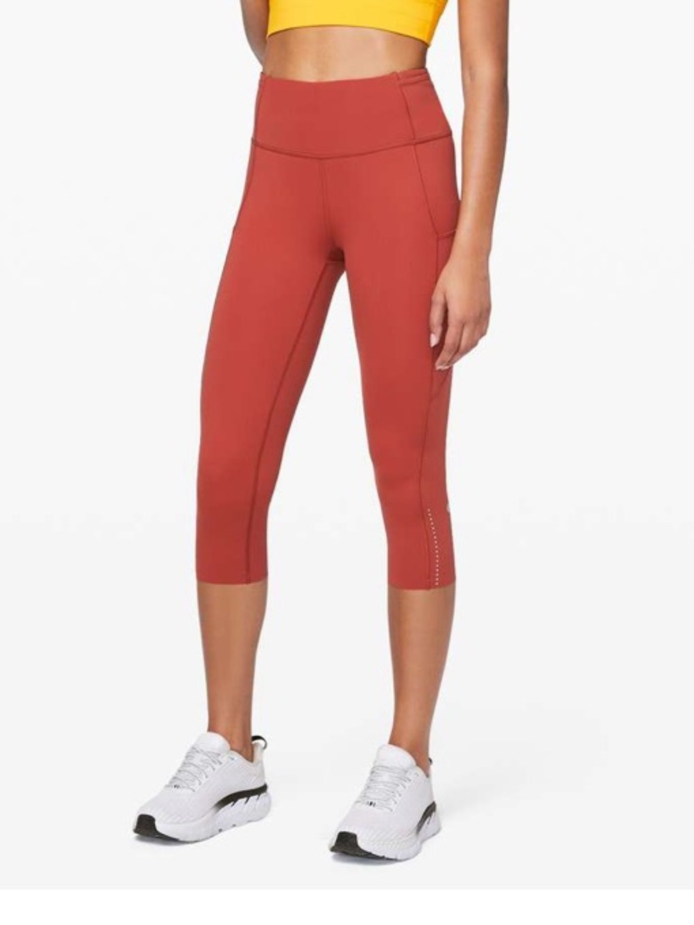 Lululemon Fast and Free Crop II 19" *Nulux